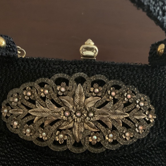 Vintage Jeweled Bouclé Handbag - Picture 4 of 7